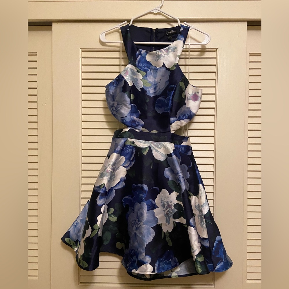 Speechless Floral Homecoming Dress